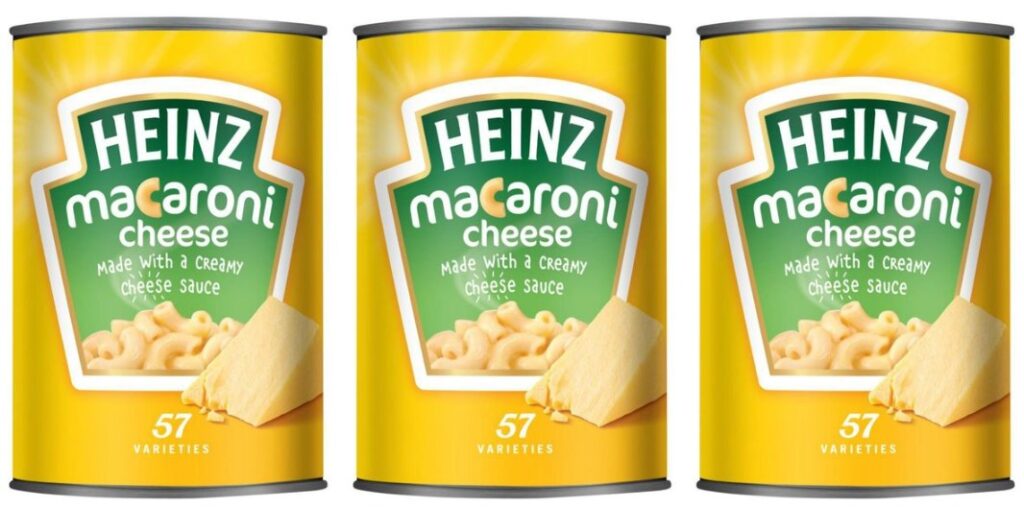 canned macaroni and cheese