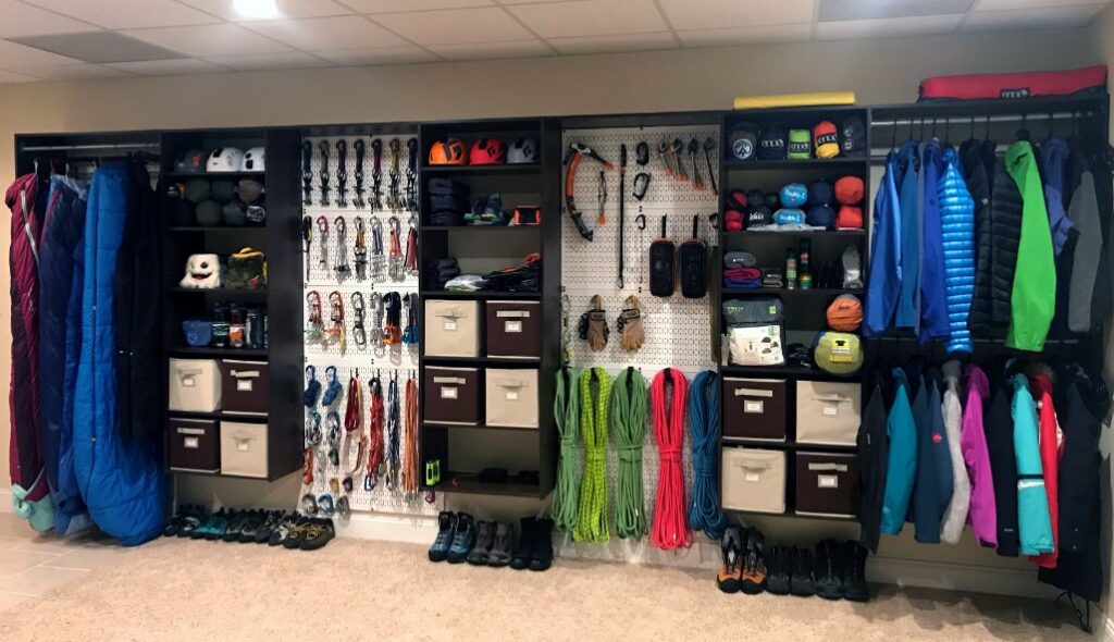 how to store sports gear