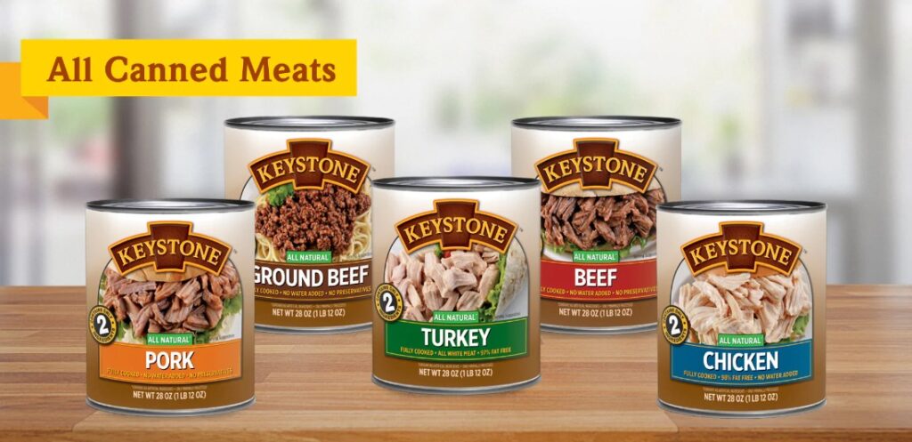 all canned meats
